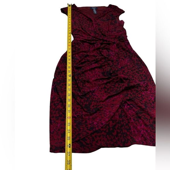 Chaps Purple and Black Mini Dress - Picture 6 of 6